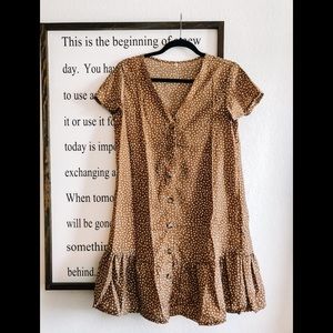 Fall button down dress